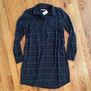 Plaid shirt dress size medium GAP